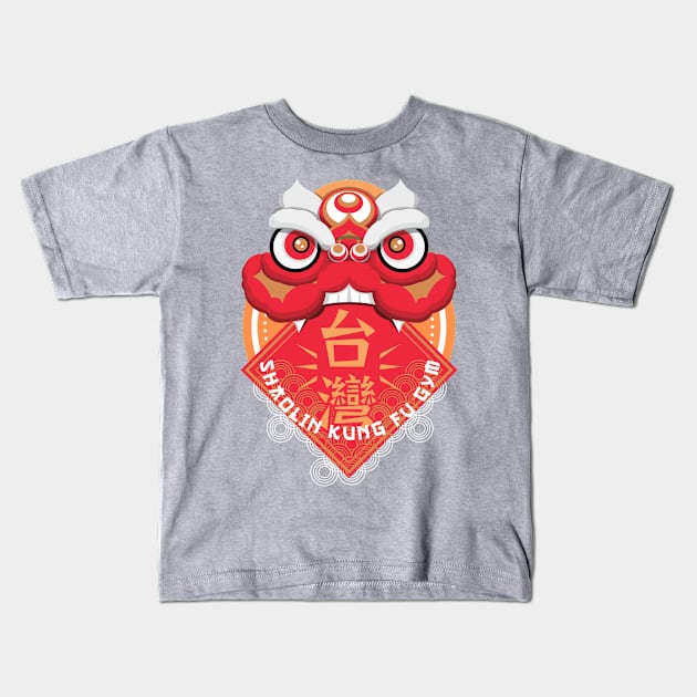 Chinese Dragon Shaolin Kung Fu Kids T-Shirt by soulstarr